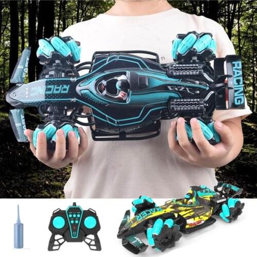 Dual Remote Control Stunt Car 1:12 Four-wheel Drive RCl F1 SPEED Cars Drift Racing High-speed Small Luminous Spray Toy