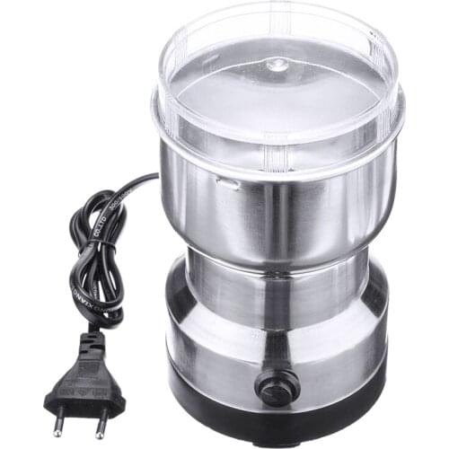 1set 220V Electric Coffee Grinder Beans Spices Nuts Milling Grinders Household Bean Nut Spice Matte Grinding Blender Safe