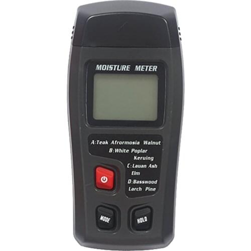 EMT01 0-99.9% Two Pins Digital Wood Moisture Meter Wood Humidity Tester Hygrometer Timber Damp Detector Large Lcd Display