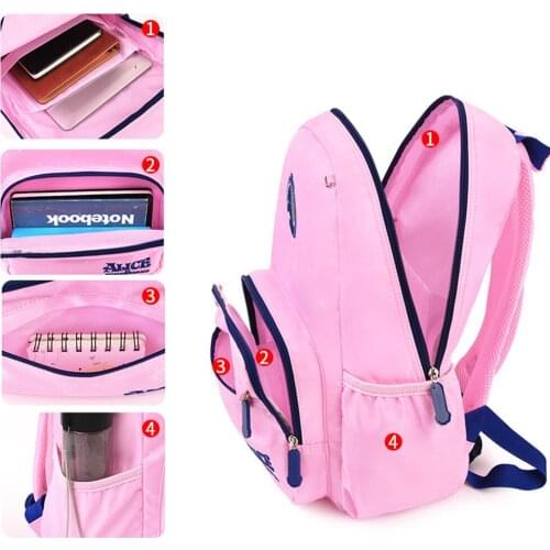 Disney Fashion Cartoons Girl School Backpack Back Children School Bags Kid Bags High Capacity Light School Bags for Boys Girls