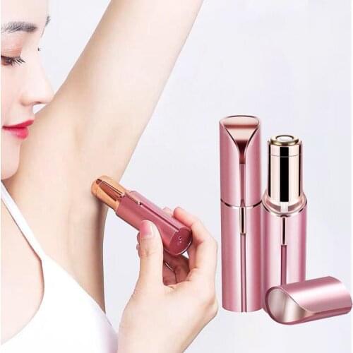 Home Mini Lipstick Facial Brows Body Electric Shaving Hair Remover Battery Eletric Trimmer Epilator for Women Hair Removal