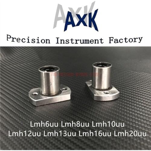 Hot Lmh6uu Lmh8uu Lmh10uu Lmh12uu Lmh13uu Lmh16uu Lmh20uu Type Flange Linear Motion Bearing Bushing Ball Cnc Parts Brand New