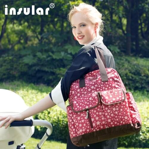 Insular Free Shipping Multifunctional Baby Diaper Bags Backpacks Mommy Bags Women Backpack For Diaper Nappy Backpack