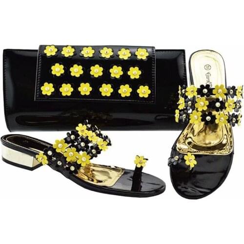 Matching Shoe and Bag Set Shoe Italian Ladies Shoes and Bags To Match Set Cozy Low Heel Shoes Women