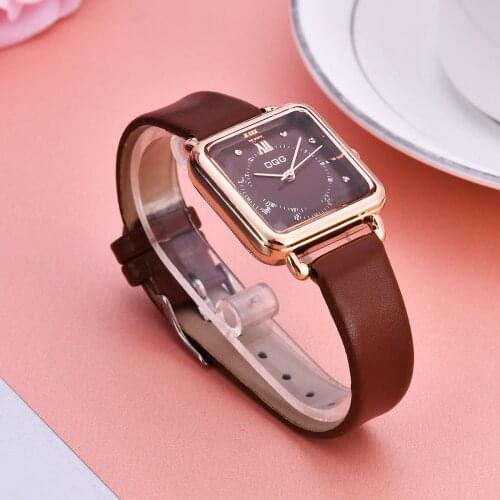 Ladies Watch With Leather Strap Lover Stand China