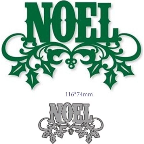 Metal cutting dies cut die mold NOEL decoration Scrapbook paper craft knife mould blade punch stencils dies