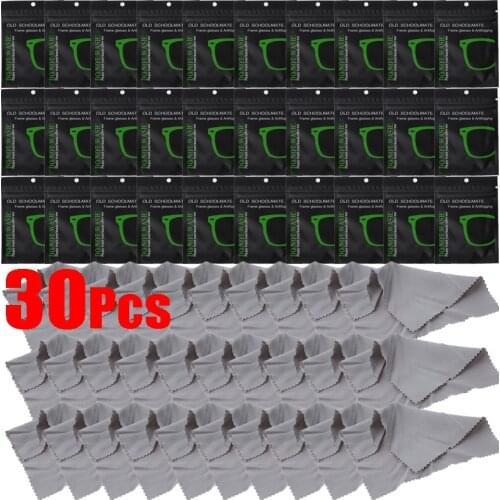 30Pcs Nano Anti-fog Glasses Cloth Reusable Glasses Wipes Eyeglass Sunglass Lens Cloth Defogger Glass Wipe Pre-moistened Wiping