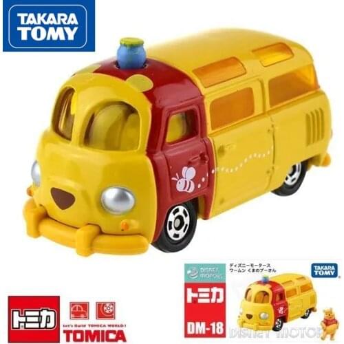TAKARA TOMY Alloy Car Model Childrens Toy Disney Minivan Winnie The Pooh 840411