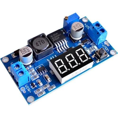 Xl6009 step-up power module Power Supply Module with LED Voltmeter