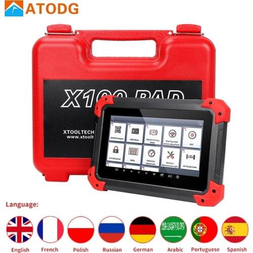 Professional X100 PAD OBD2 Auto Key Programmer Auto scanner Diagnostic Tool Reset Odometer EEPROM Update Online Code Reader