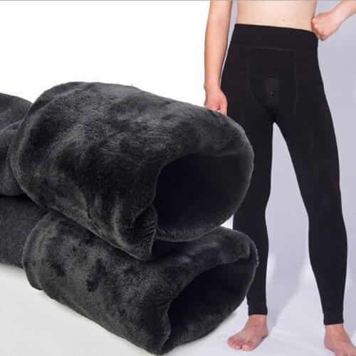 Thermal Underwear For Men Winter Underwear Long Johns Thick Fleece Leggings Wear In Cold Weather Male Plus Big Size XL To 7XL