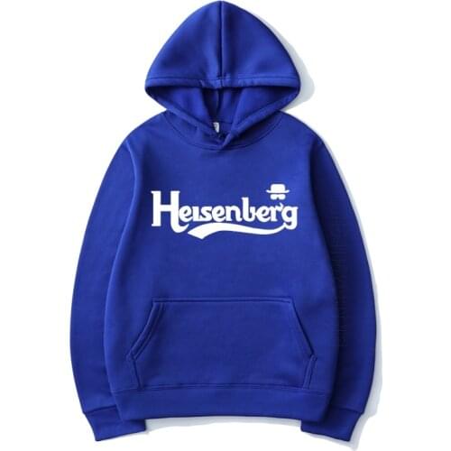 Breaking Bad TV Series Hoodies Heisenberg Letter Print Hooded Tops Men Women Sport Daily Casual Sweatshirt Hoodie Pullover