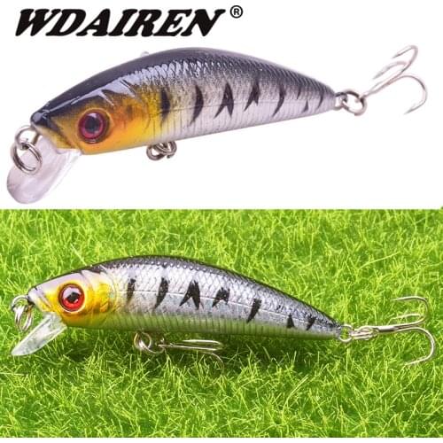 1Pcs Minnow fishing Lure 7cm 8g Pesca Artificial floating hard bait Japan Crankbait Wobblers tackle isca Bass carp Lures FA-202