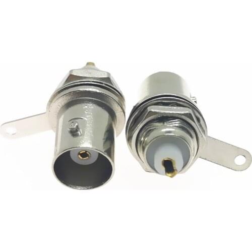 10PCS BNC Female Nut Bulkhead Handle Deck Mount Solder Cup RF Cconnector