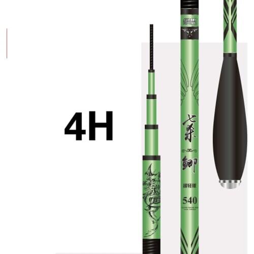 2.7M-6.3M Taiwan Fishing Sticks 6H 5H 4H Super Hard Tilapia Fishing Rod Carbon Fiber Telescopic Wedkarstwo Olta Hand Pole