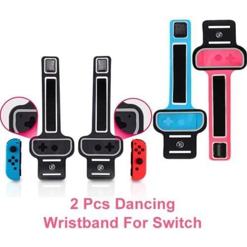 2 PCS Dancing Wristbands for Switch Left and Right Handles Dancing Wristbands for NS Game