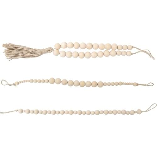 Curtain Tieback Beads Hooks Curtain Holders for Wood Home Decor Accessory