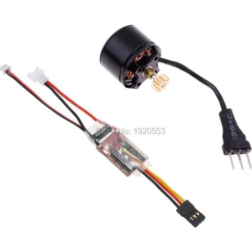 V977-002 Brushless Main Motor + ESC Speed Controller Set Spare Parts For WLtoys V977 V930 V931 K110 K123 K124 RC Helicopter
