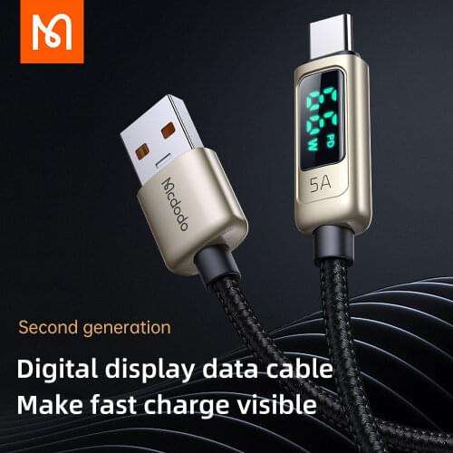 USB Type C Cable Mcdodo 5A Super Quick Charge QC3.0 Fast Charging For Xiaomi Huawei Samsung USB Cable