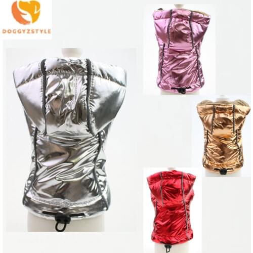 2020 New Pet Dog Clothes Autumn and Winter Bichon Bulldog Teddy Plus Cotton Thick Hooded Vest