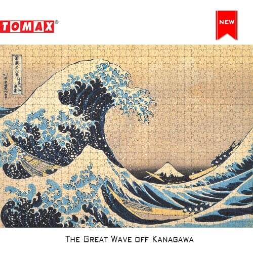The Great Wave off Kanagawa Puzzle 1000 Pictures Hanging Pictures Adult Entertainment, Childrens School Supplies Gifts