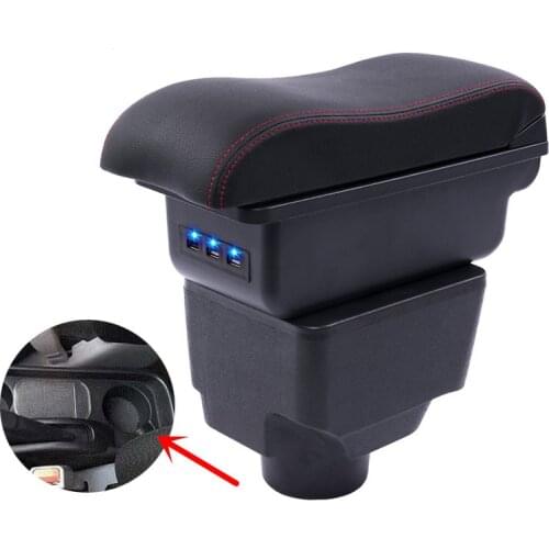 For Hyundai Elantra XD armrest box central Store content Storage box with cup holder ashtray USB interface