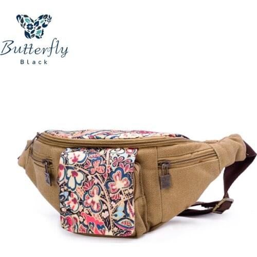 2020Fashion Small Fanny Pack Women Messenger Belt Bag Pack Canvas Waist Bags Girl Travel Chest Bolsas Ladies Mini Shoulder Bag