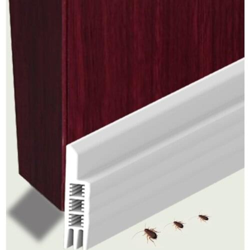 Self Adhesive Door Draft Stopper Guard Draft Blocker Seal Soundproof Under Bottom Strip Adhesive Sweep weatherstrip door house