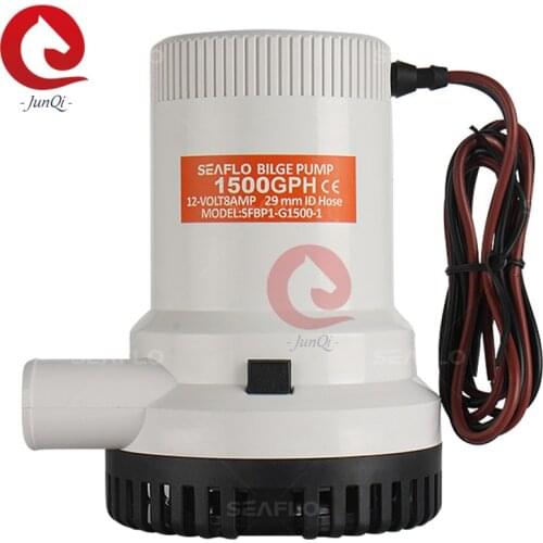 SEAFLO 01Series 1500GPH 12V/24VDC Electric Marine Submersible Bilge Sump Water Pump For Boat helps exclude bilge water Tools