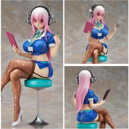 22cm PVC Sexy Girl Brinquedos Sex Robot dolls Toys Collection Model Anime gifts OL white-collar workplace mode