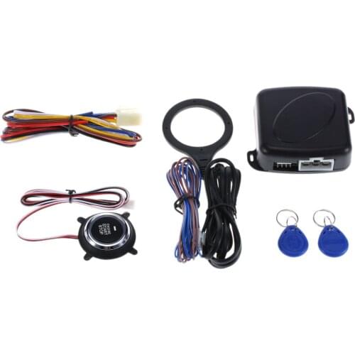 Car alarm System tactile Start buttons Engine Push RFID Safe Lock Ignition Switch Keyless Entry Starter Lock Keyless System