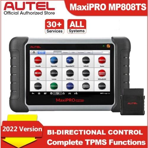 Autel MaxiPRO MP808TS OBD2 Scanner Full System Car Diagnostic Tool Wi-Fi Bluetooth Auto Tools Bi-Directional Control