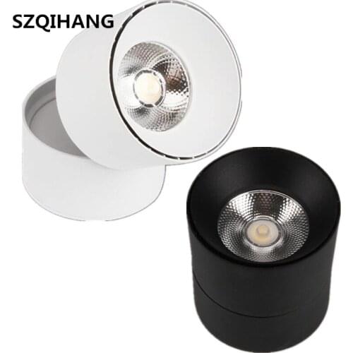 New Arrival 9W/12W/15W/20W Foldable COB Led Downlight, Exhibition Hall Background Wall Clothing Store Led Ceiling Spotlights