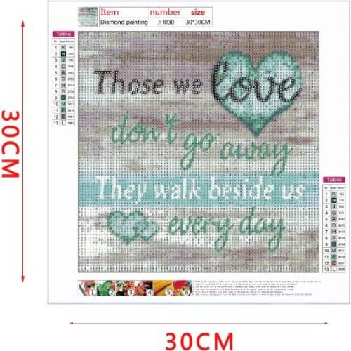 Those We Love 5D Full Drill Diamond Painting Embroidery Cross Stitch Decor DIY H58C