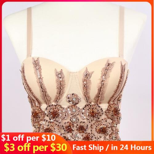 Slim adjustable sling French retro back cover side breast wear thin lace anti-walking light small vest
