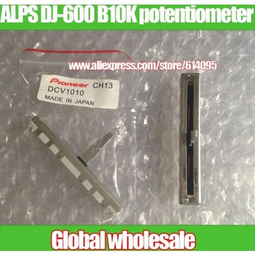 2pcs ALPS DJ-600 B10K signal amplifier slide potentiometer for Pioneer / almost no resistance