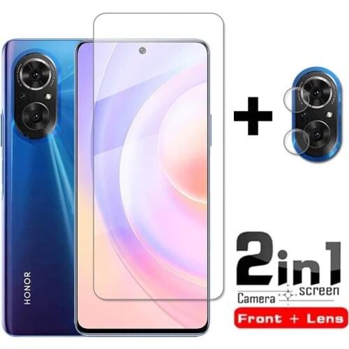 2in1 Tempered Glass for Huawei Honor 50 SE 50SE Camera Lens Film Screen Protector on the For Huavei Honor50SE Protective Glass