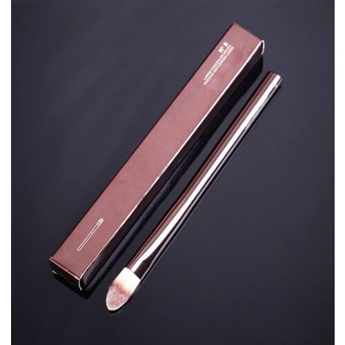 1 pc #8 Large Concealer Makeup brushes Make up brush Nose detail exquisite Professional Cosmetic tool metal handle with box