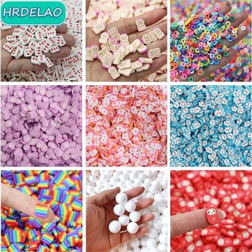 10g/bag Cartoon Slimes Soft Pottery Simulation Fruit Slices Filler For Nails Art Bread Accessories Supplies Decoration Toys Gift