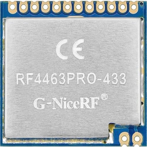 2pcs/lot si4463 SPI interface +20 dBm output power RF4463PRO 433Mhz wireless transmitter and receiver Module