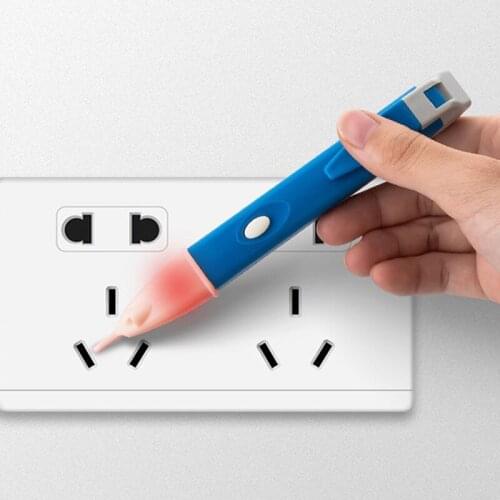 90-1000V AC Voltmeter Voltage Probe Volt Meter Electric Indicator Power Detector Tester Socket Non-contact Induction Test Pencil