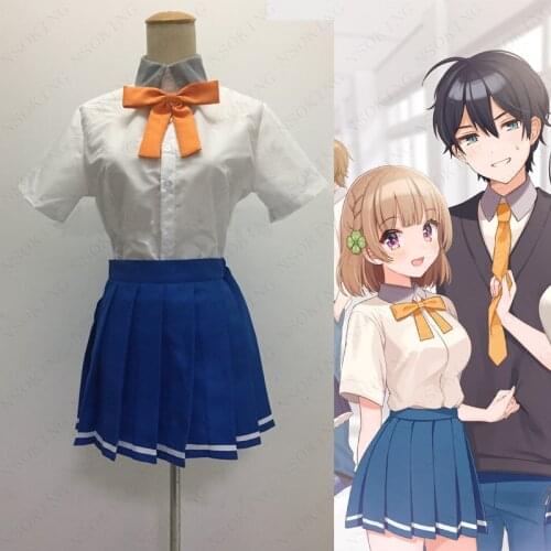 Anime Osananajimi ga Zettai ni Makenai Love Comedy Shida Kuroha Maru Sueharu medy cosplay costume custom made