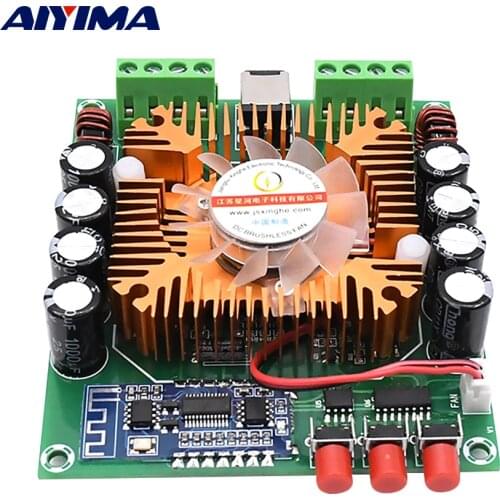 AIYIMA Bluetooth 5.0 Power Amplifier Audio Board 4x50W TDA7850 Class AB HiFi Stereo Amplifier Home Theater BTL Speaker Mini Amp