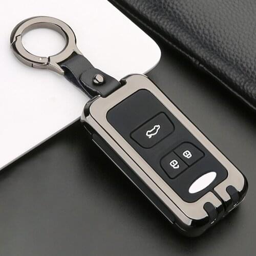 Zinc Alloy+Silicone Car Key Case Cover For Chery Tiggo 8 7 5x 3 E3 E5 Arrizo 2019 2020 Fob Protect Keychain Holder Accessories