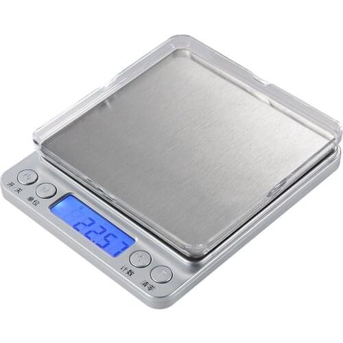 10pcs LCD Digital Electronic Scales High Accuracy Weight Balance Tools Stainless Steel Kitchen Scales Jewelry Scales