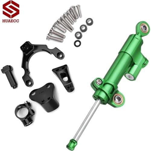 Motorcycle Damper Steering for Kawasaki Z 900 Z900 2017 2018 Stabilize Safety Control with Mounting Bracket