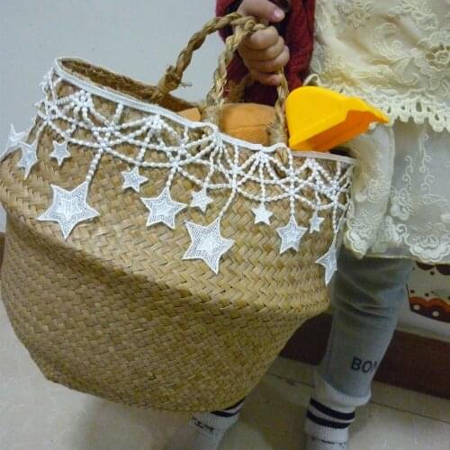 Kids Toy Handmade Star Storage Basket Healthy Environmental Protection Clothing Storage Basket Decorative Plant Flower Pot