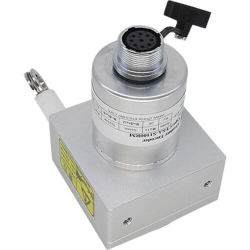 Stoke range 1100mm absolute encoder length measuring device wire rope position sensor