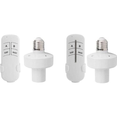 E27 Screw Light Holder Converter Wireless Remote Control Lamp Base Socket Connector Accessories Environmental AC 220V/50Hz