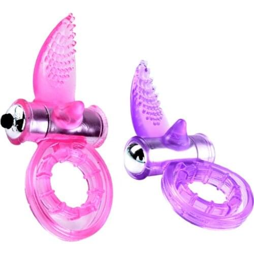 Electric Massage Dildo Ring Exercise Licking Stimulator Powerful Vibration Adult Sex Toys